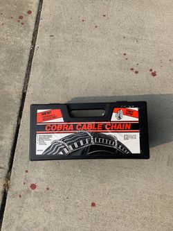 Snow tire chains Ready For Tahoe!!