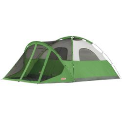Brand New Coleman Evanston 8‑Person Tent — With Screened Porch!