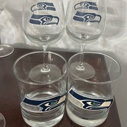 Seahawks Glassware