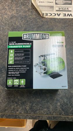 Harbor Freight Water Pump Brand New