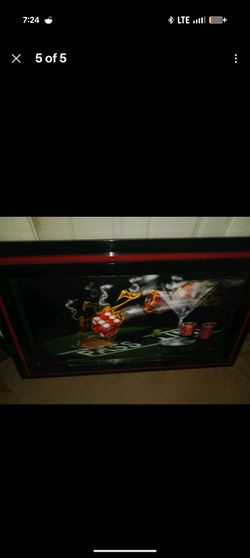 Rare Michael Godard Praying for 7's Lenticular Framed Print