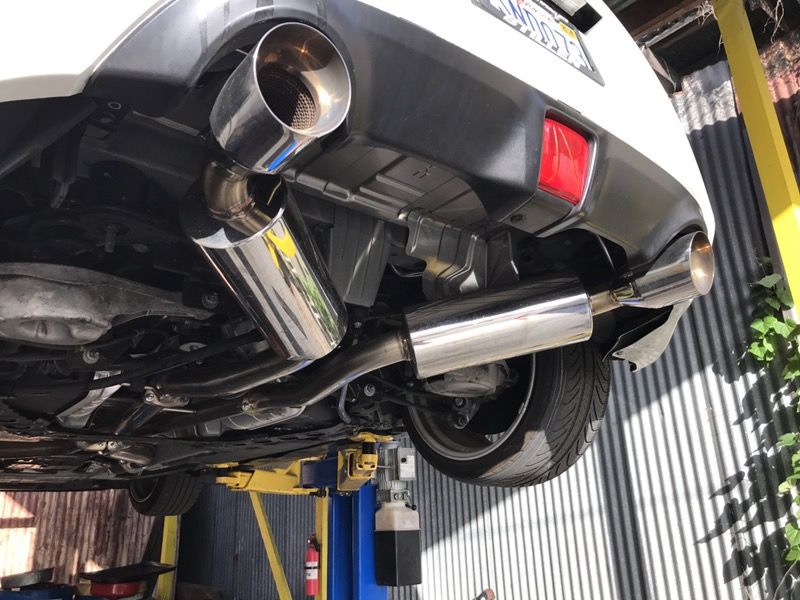 370z fast intentions TDX cat-back exhaust