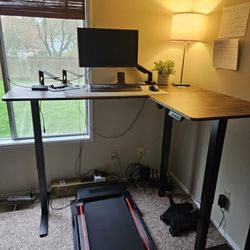 Adjustable Height Standing L-Shaped Desk (electric)