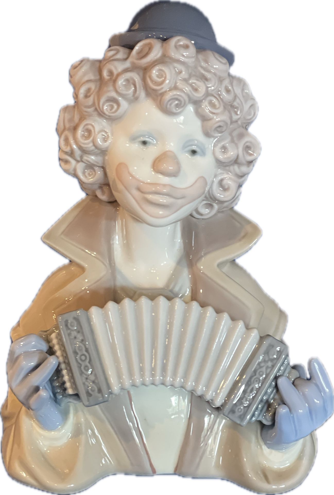 Lladro Clown With Music Box