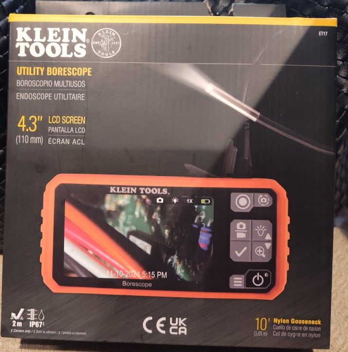 Utility Borescope 4.3 " LCD Screen
