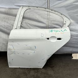 2018 Alfa Romeo Giulia Left Rear Door Shell