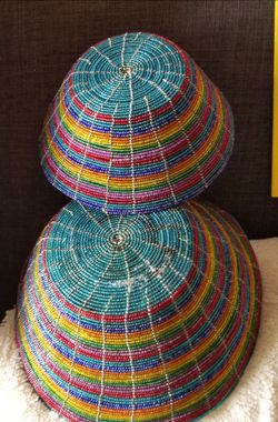 2 Beaded Bowls/Baskets