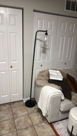 Black floor lamp  only no bulb included