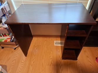 Deck with office chair