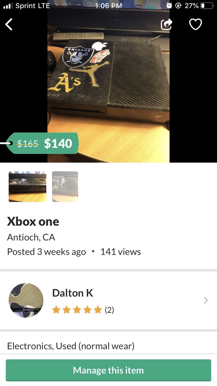 Xbox one 100$ for everything