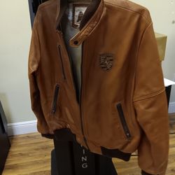 Vintage Porsche Leather Jacket