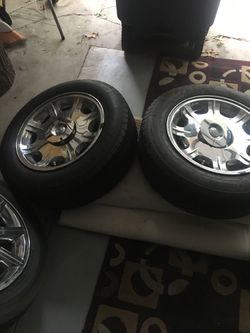 Rims and Tires for a crysler 300