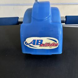 AB Roller For Abs And Spine Lumbar Support Cushion Pad, Black & Blue 