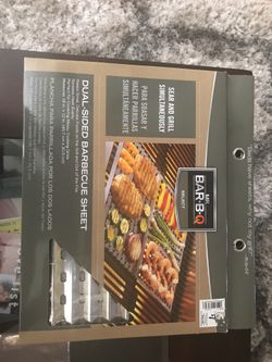 BAR-B-Q DUAL-Sided Barbecue sheet