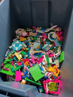 Bin full of Legos