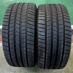 PAIR 98% 305/40/22 MICHELIN DEFENDER LAND RANGE ROVER 2022 TIRES