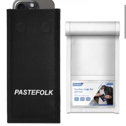 2 Pack Faraday Bags for Phones & Car Keys