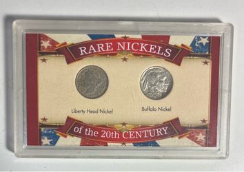 US 5 Cent Nickel Coins Early 20th Century