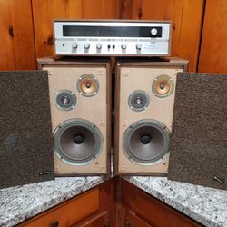 Sansui 210 Stereo + Criterion 444 Speakers 