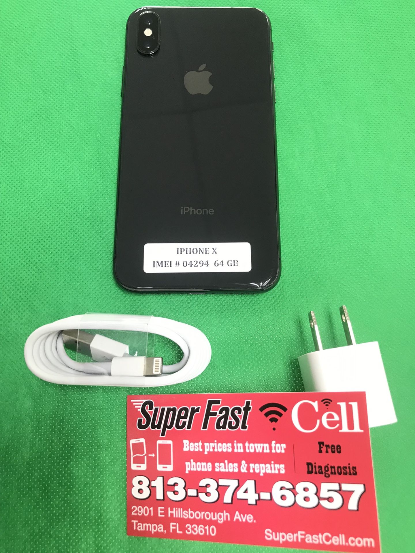 ⌚️⌚️🔥iphone X 64gb Factory Unlcked With Warranty
