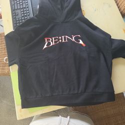 Womans T1 Being Hoodie Sweater 100% Cotton 