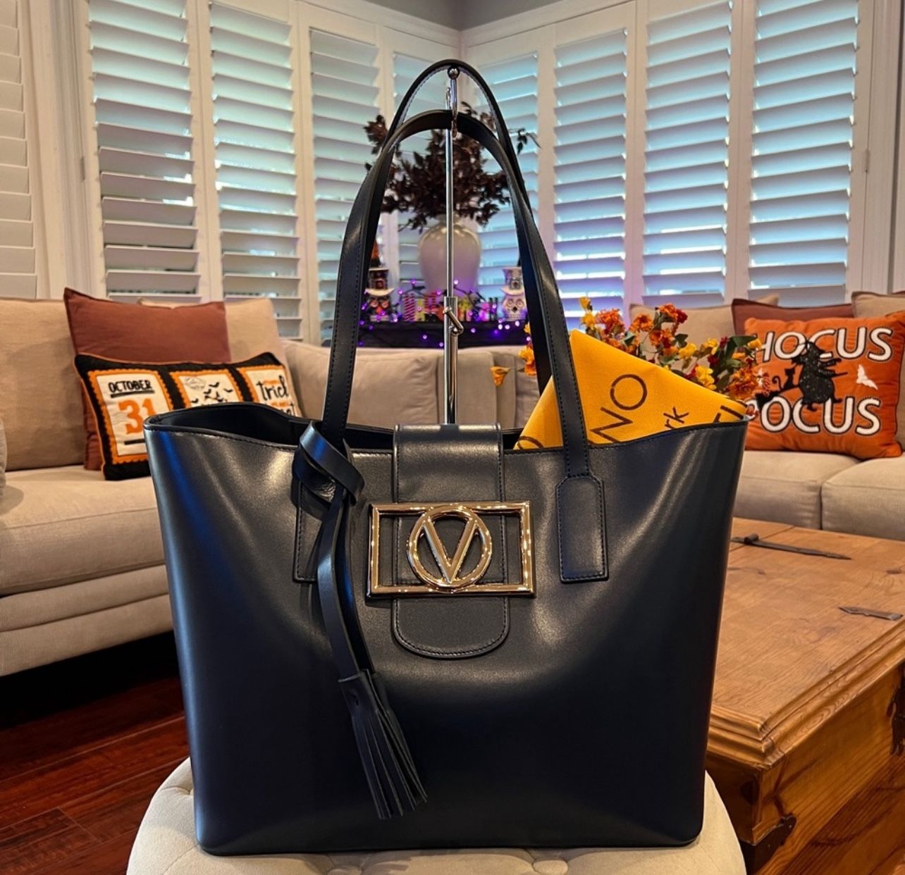 NWT Mario Valentino Large Tote Bag w/ Dust Bag