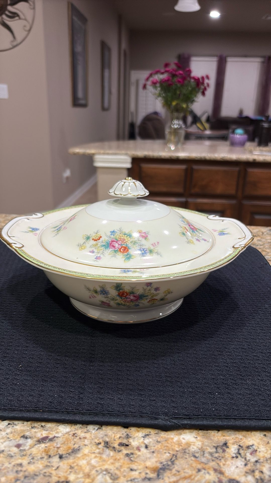 Vintage China Serving Bowl