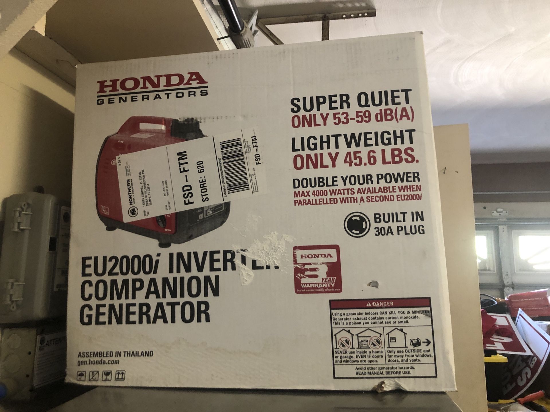 Two Honda Generators NIB