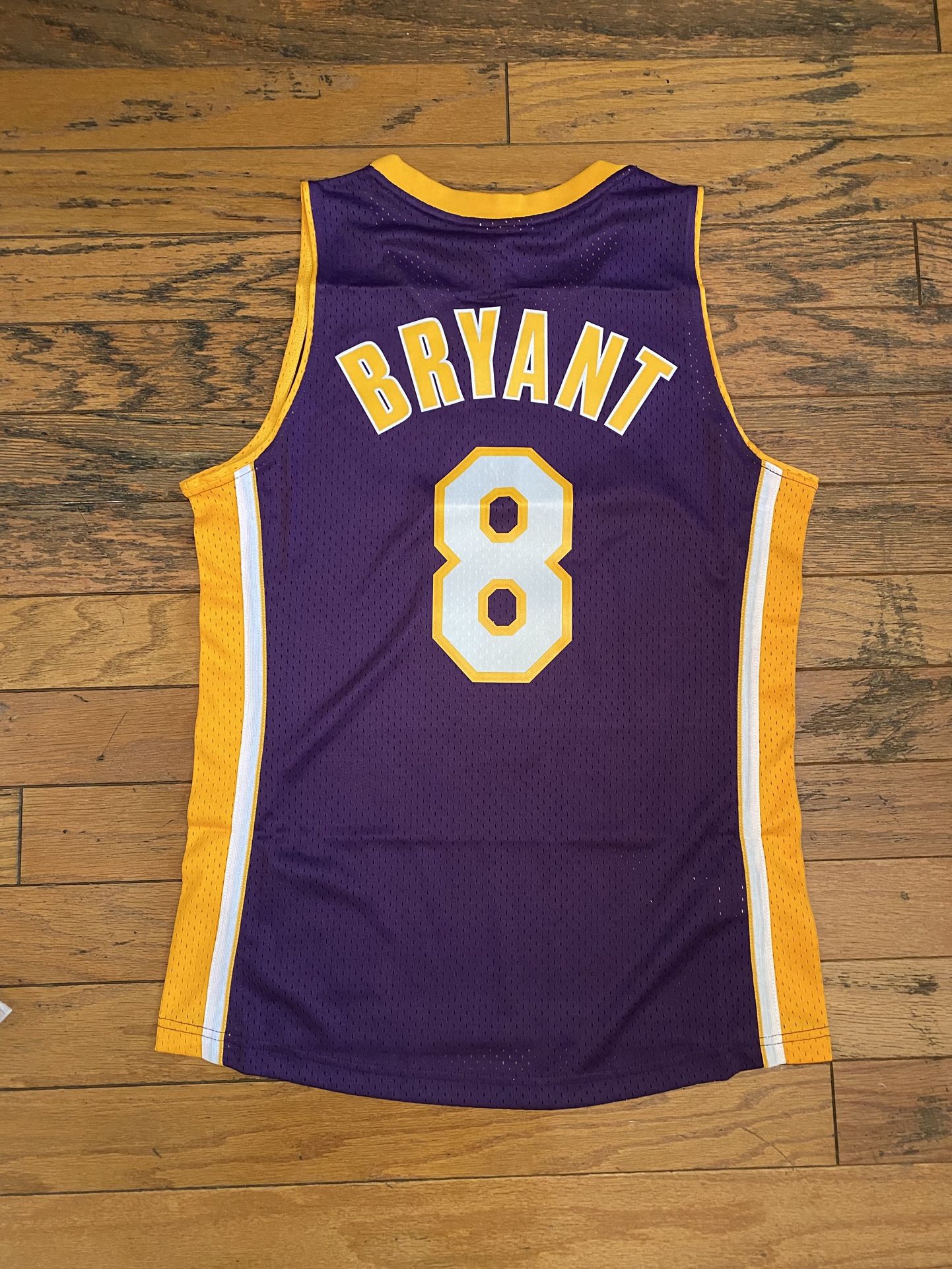 Purple and Gold Lakers Kobe Bryant Mitchell and Ness Jersey 