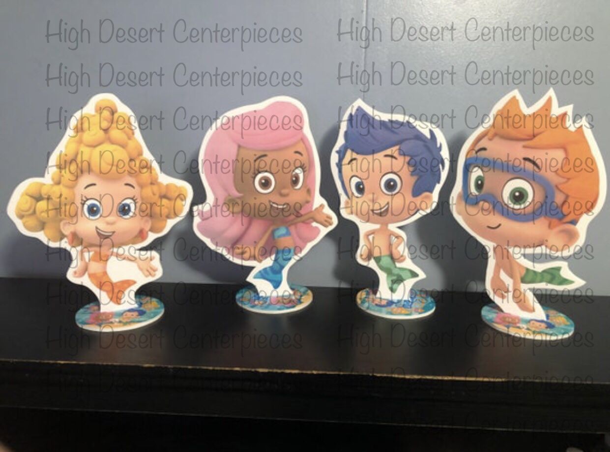 Bubble Guppies Centerpieces