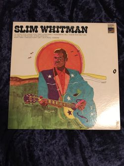 SLIM WHITMAN - Slim Whitman LP - 1966 Sunset Records - Stereo VG+