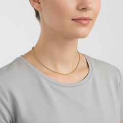 14K Yellow Gold 16" Rolo Chain