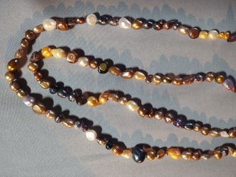 Real Freshwater Pearls 60 Inches Long Endless Necklace 