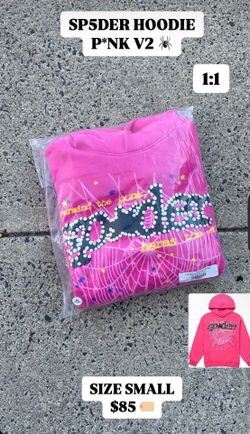Sp5der hoodie P*nk V2