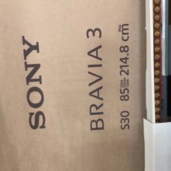 82” Sony Bravia 3 TV