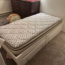 Twin Bed Frame /twin Mattress 