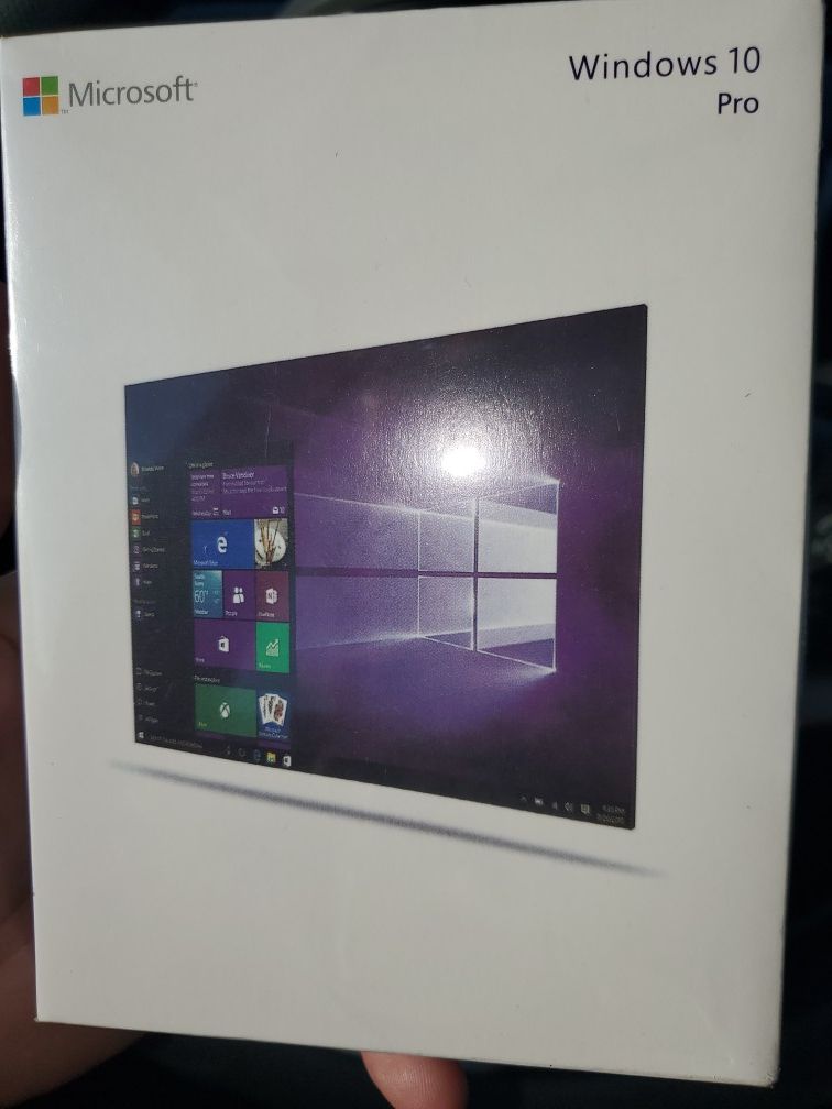 Factory sealed windows 10 professional