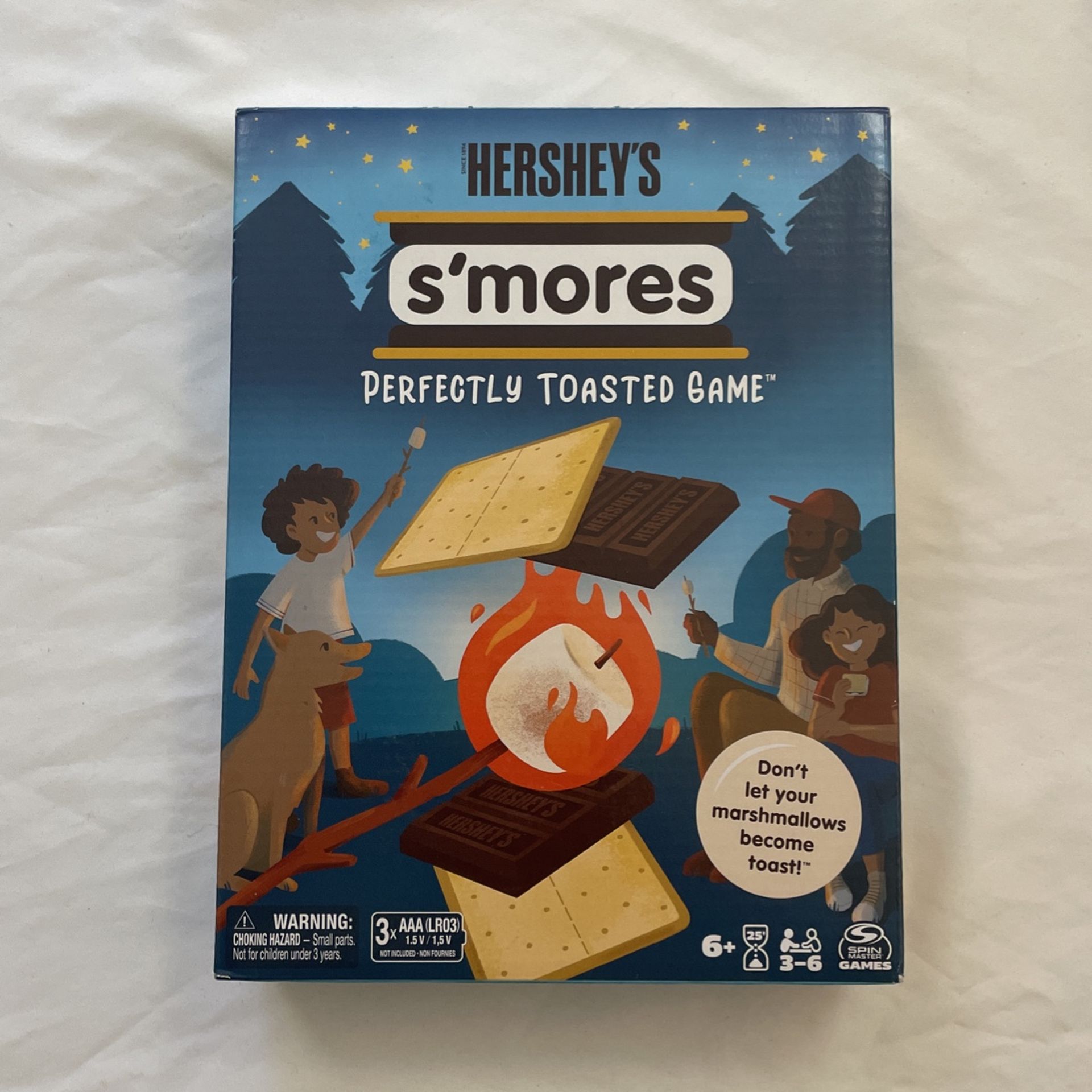 HERSHEY’S S’mores Perfectly Toasted Game, for Kids Ages 6 and up