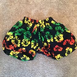 Floral Jamaican Shorts