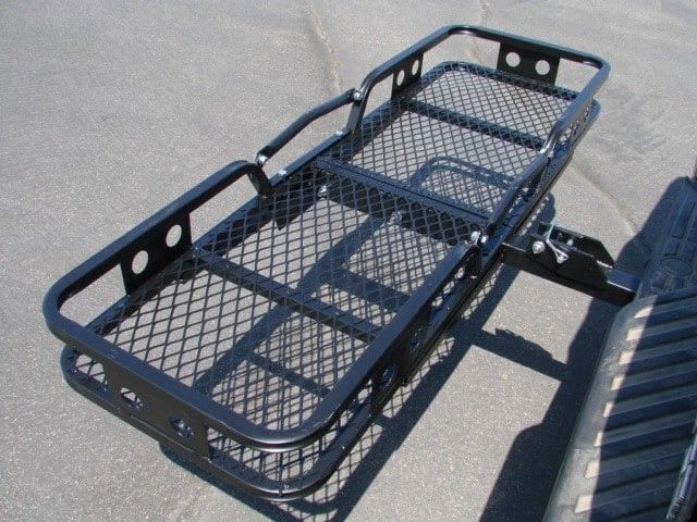 $99 New 60"x20" Folding Tow Hitch Carrier Rack Luggage Basket Canasta Para Maletas Maletero