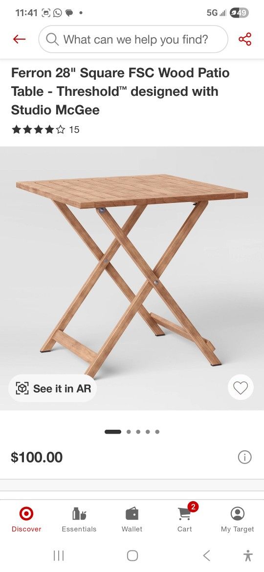 Wood Table