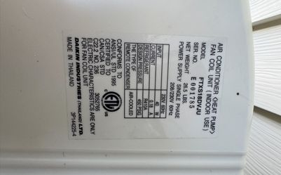 1.5 Ton Daikin Mini Split Used