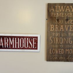 Wooden Wall Signs