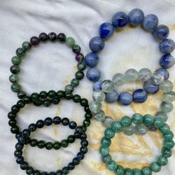 Natural Gem Stone Bracelets 6 