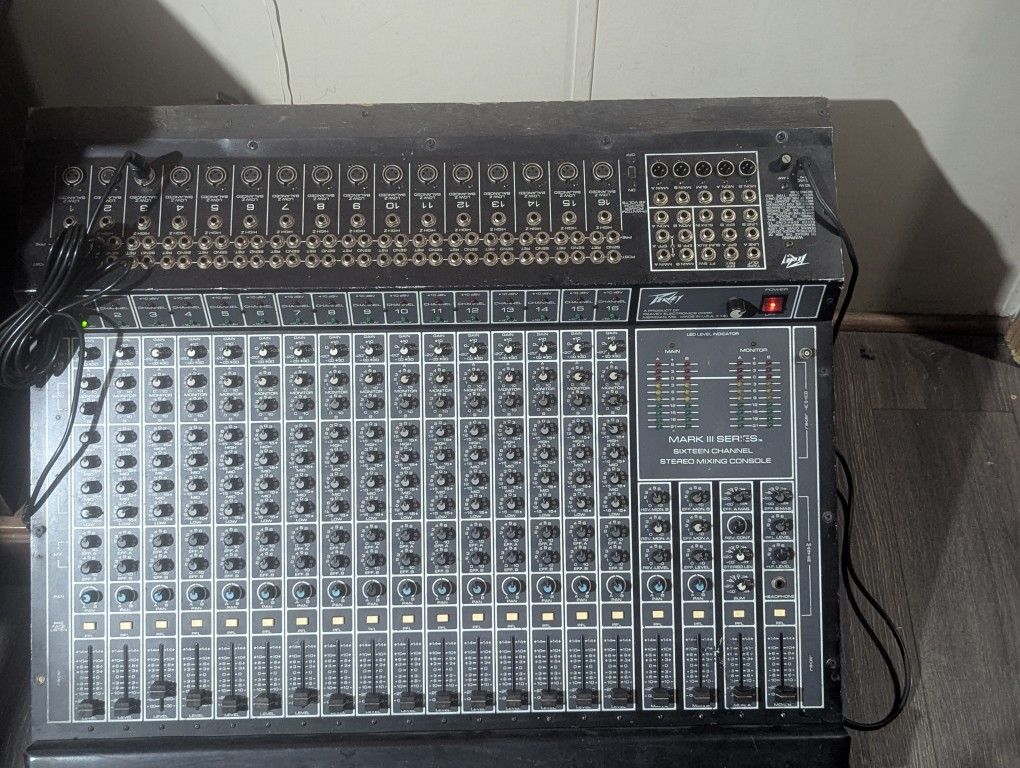 Peavey Mixing Board.