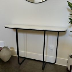Faux Marble Console / Entry Table