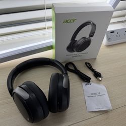 Brand New acer Wireless Over Ear Headphones with Active Noise Cancellation, 60H Playtime Bluetooth 5.4, 40mm Drivers, Dual Device Pairing SKU309-S1