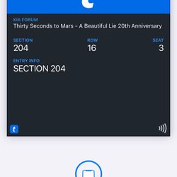 30 Seconds To Mars Tickets