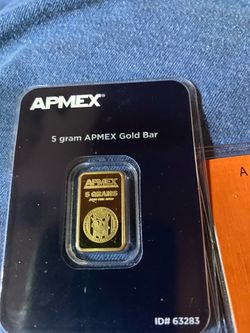 5gram Apmex Gold Bar