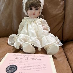 Hand painted Porcelain doll